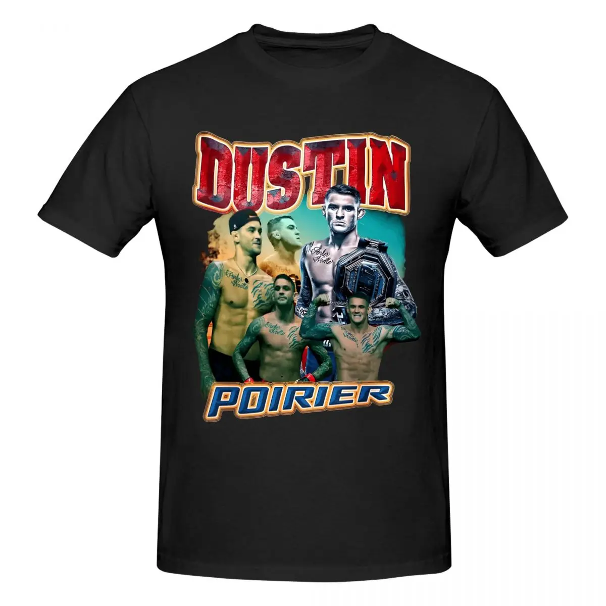 Igbbmn Dustin Poirier Trendy T Shirts Graphic Y2K Gifts Short Sleeve T-Shirts For Men Women Clothes