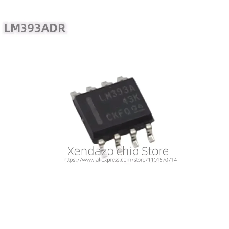 10 Buah/Lot Paket LM393ADR LM393A SOP-8 Chip Komparator Diferensial Presisi Ganda