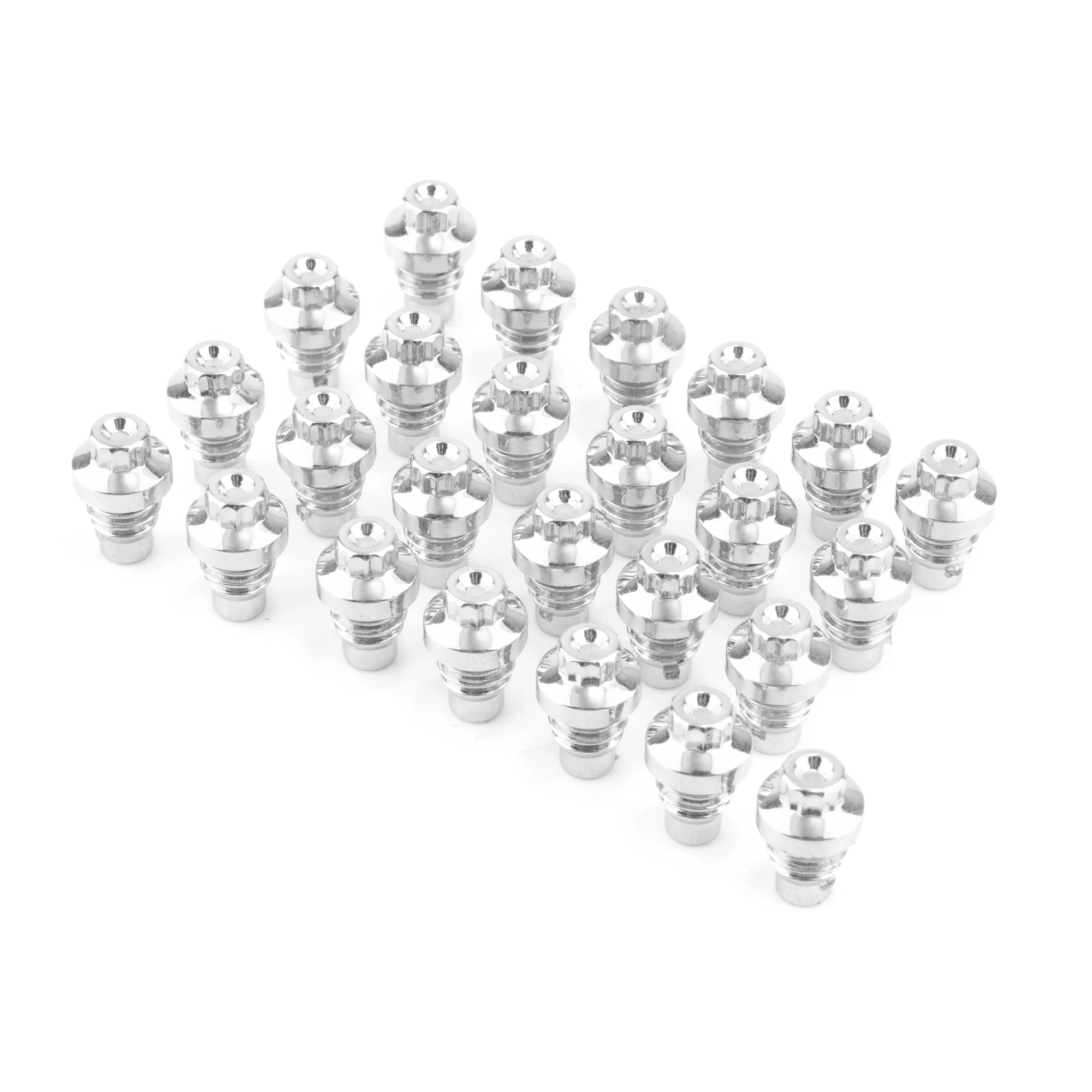 Rheedal 25Pcs 7.42mm/0.29in Studs Plastic Cap Lip Screw Auto Replacement Parts For Rim Lip Decoration Car Styling Tunning Chrome - view 5
