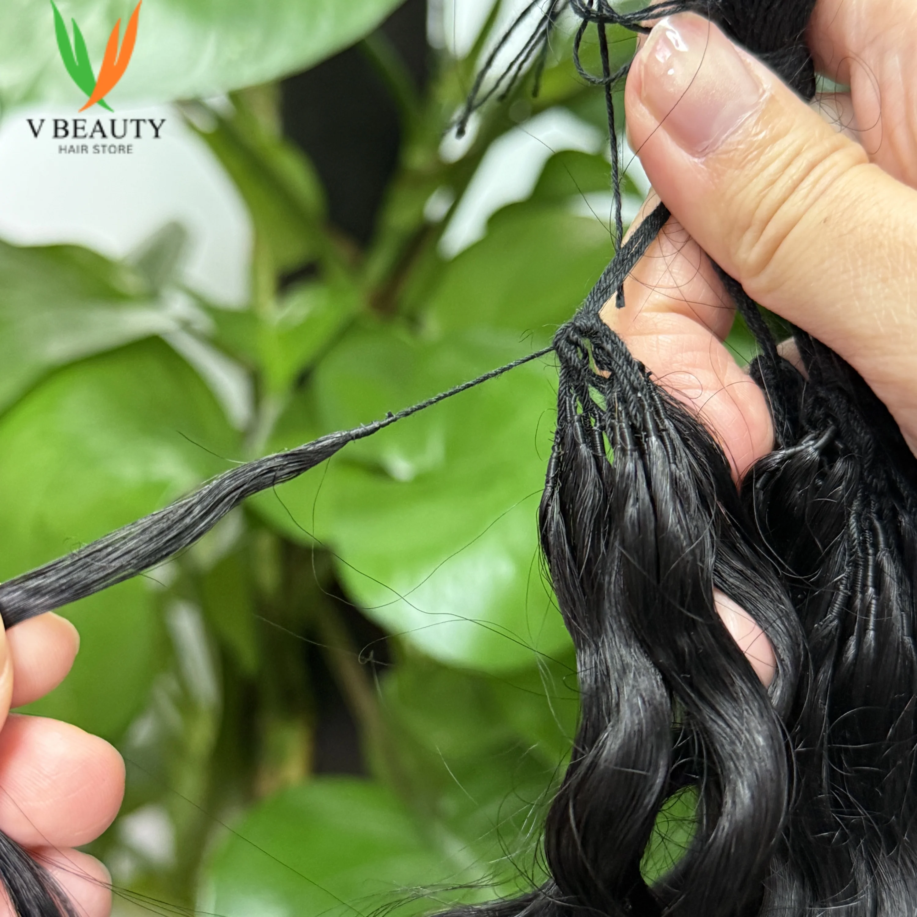 VBeauty Deep Wave Crochet Human Hair 16-24inch 100% Human Hair 100g/pc Pre-Separated Human Hair for Women