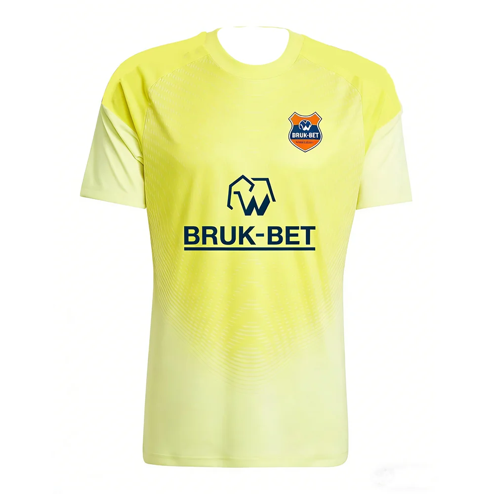 2026 Bruk-Bet Team Uniform Polish League Fan Edition Short Sleeved Breathable Quick Drying Sports T-Shirt New Model