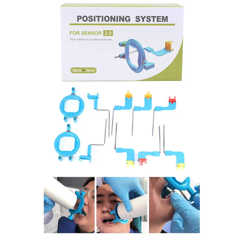 

New 10Pcs/Set Dental X-ray Film Fixed Bracket X Ray Sensor Positioner Holder Complete Film Positioning System For Senor Type 2.0
