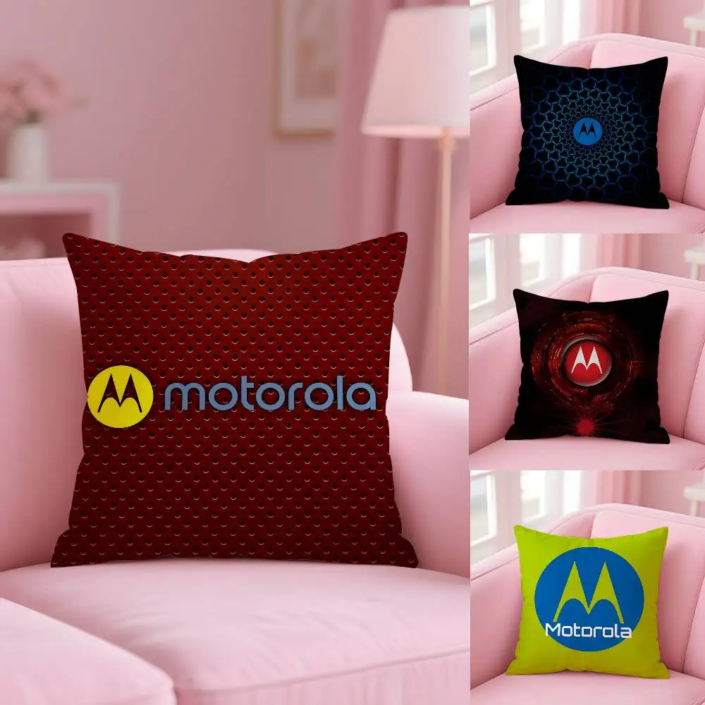 

Fashion Classic M-M-MotorolaS Pillow Case Anti-dustmite Pillowcase Invisible zipper silky short plush Sofa cushion cover