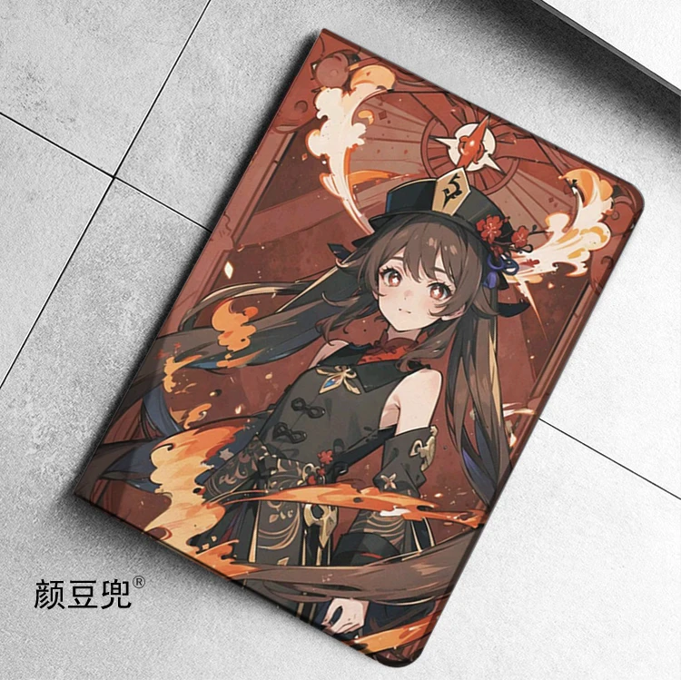 Hutao Anime Genshin Impact iPad 10.2 9th Air 2 3 Mini 6 5 Hülle Luxus Silikon Pro 13 12,9 11 10,5 Zoll iPad Air 6 5 4 2025