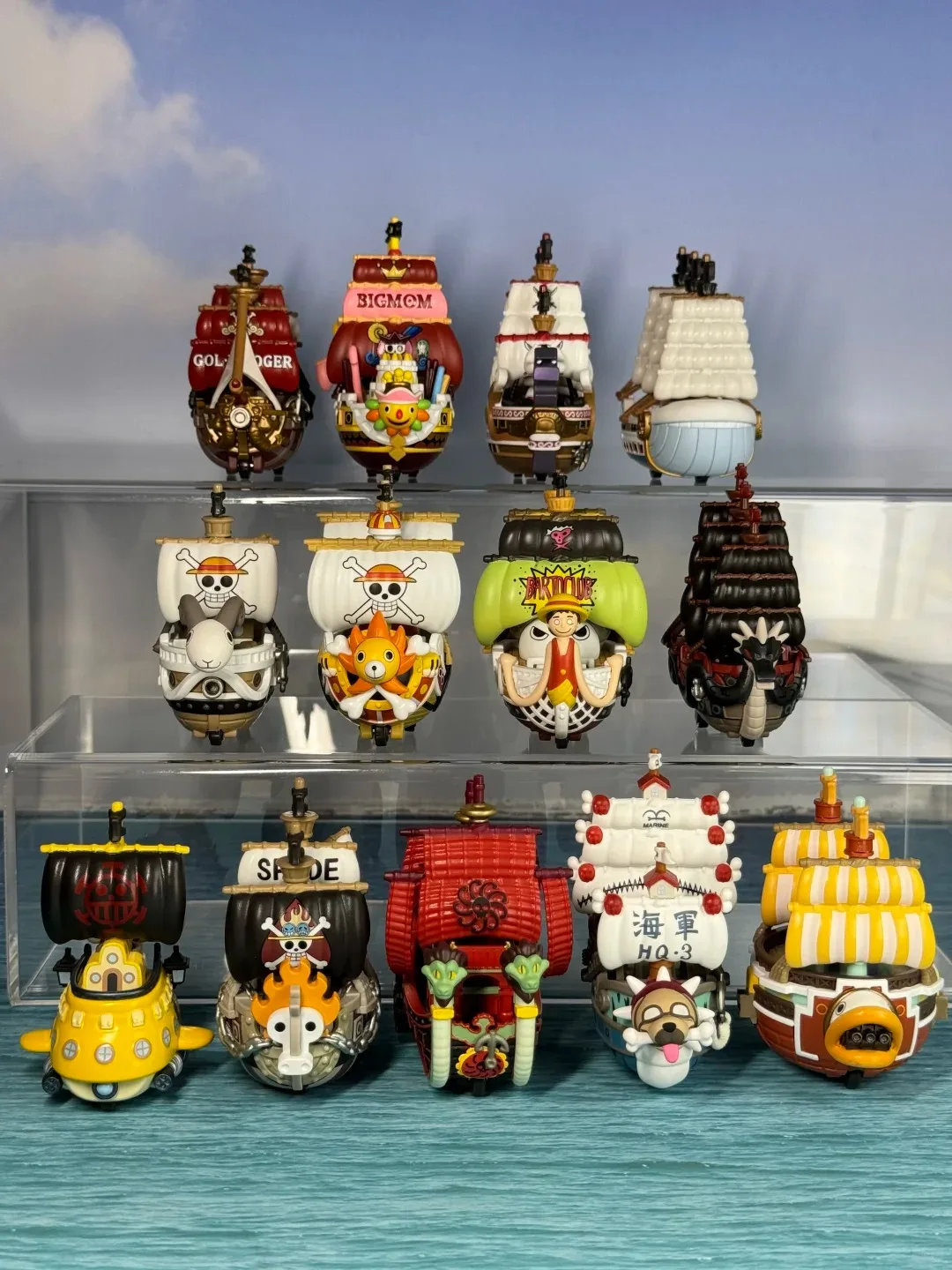 POP MART Original ONE PIECE THE GRAND LINE SERIES VEHICLES Blind Box Toy for Collection Home Decoration Ornaments Surprise Gifts