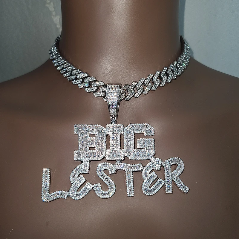맞춤형 바게트즈 이름 펜던트 2가지 글꼴 개인 맞춤 단 - Name Necklace Custom 리뷰 및 가격