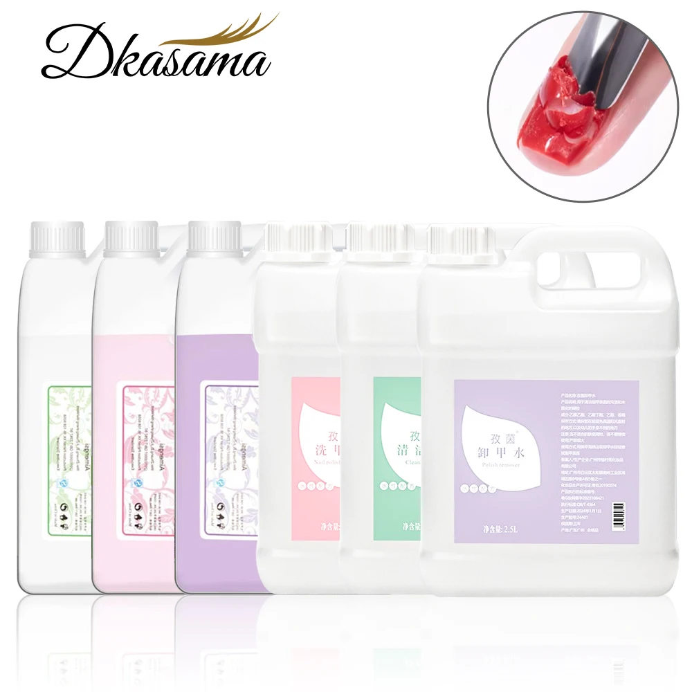 2500ml Rimozione smalto gel per unghie Rimozione gel UV professionale Detergente per unghie di grande capacità Strumenti per studio di nail art per manicure fai da te