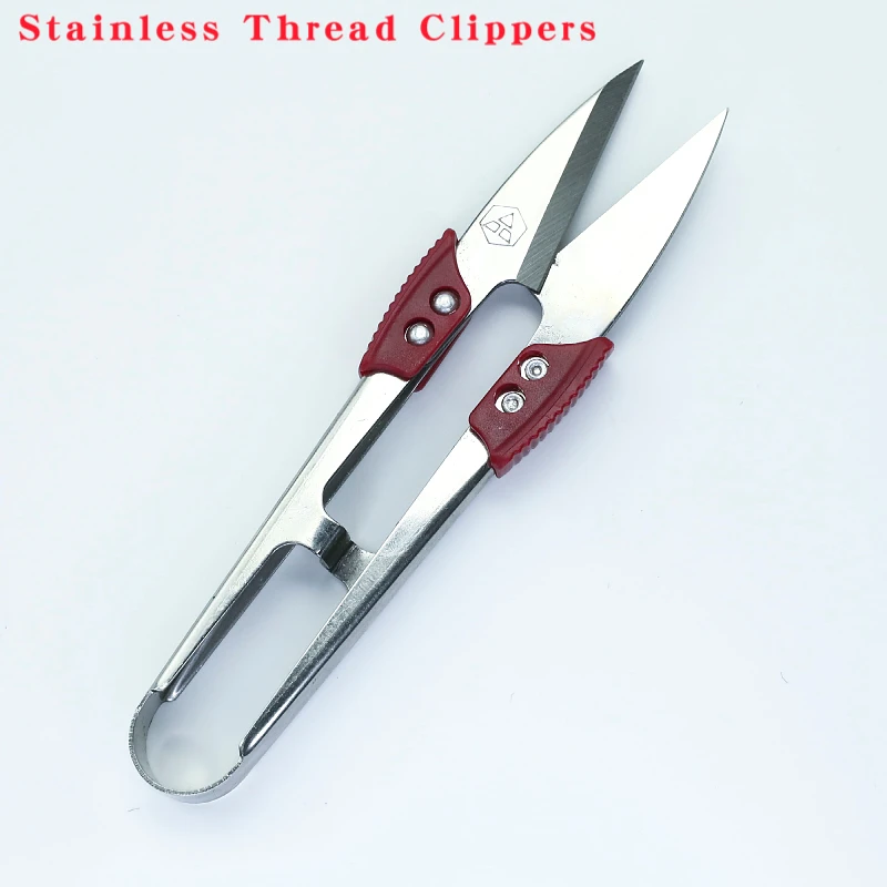 Stainless Steel Yarn Shears Cutting Sewing Accessories Use Stainless，sharp and Smooth  Embroidery Thread Clippers TC-805