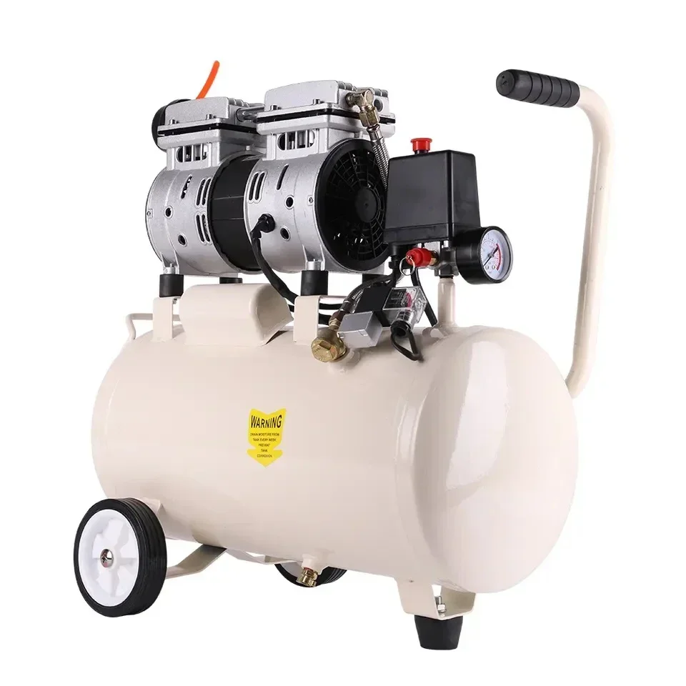 Wholesale Portable Home Use Electric Screw Air Compressor 25l Pumps Silent Oil Free Air Compressor Price For Pneumatic Tools