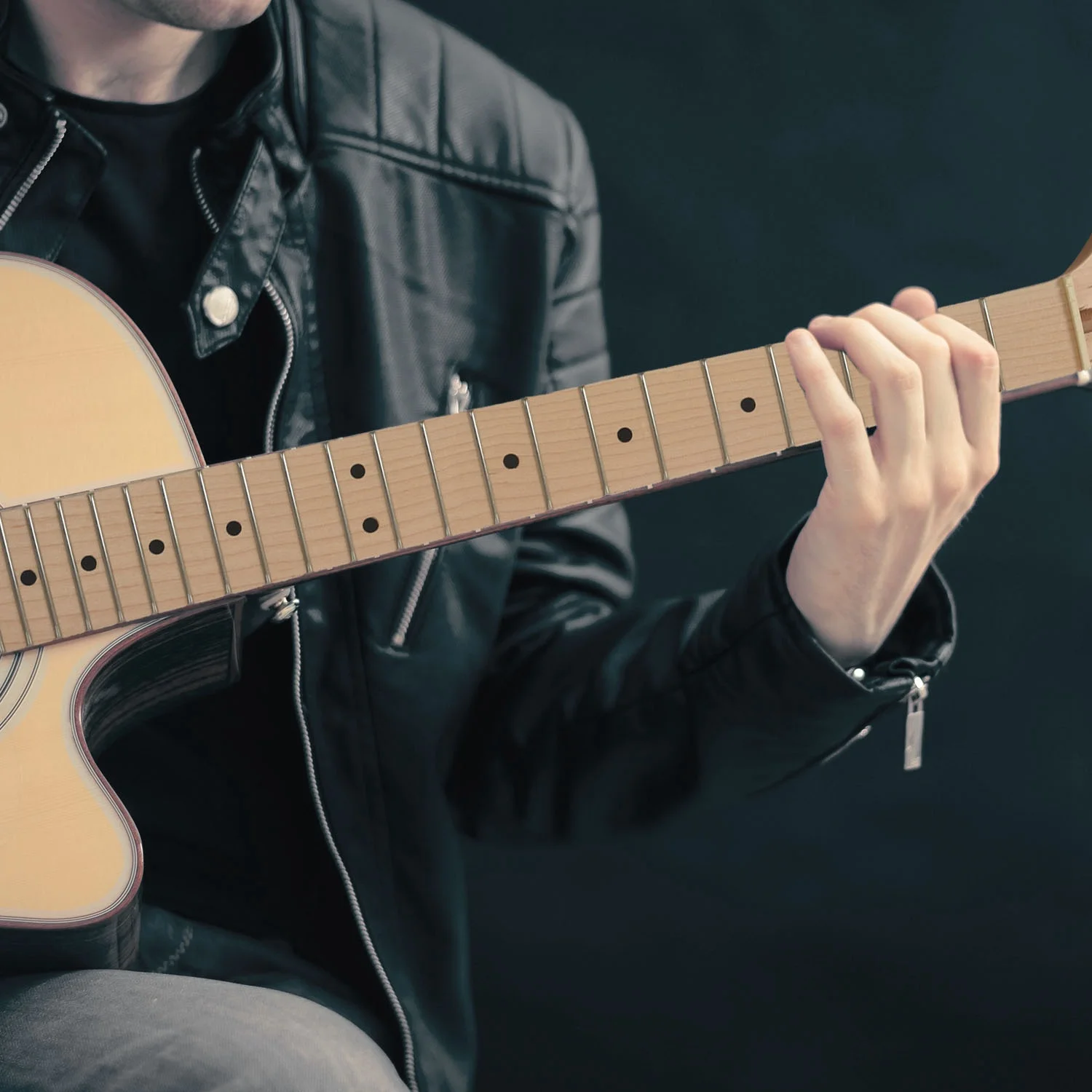 22 Fret Maple Banana Electric Guitar Neck Dot Inlay for St Parts Replacement HOT