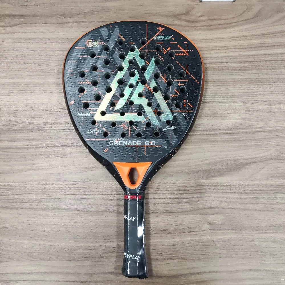

Professional 3D Carbon Fiber Padel Racket Beach Tennis with Titanium Grip & EVA Foam Core Premium Tennis Paddle Racquet