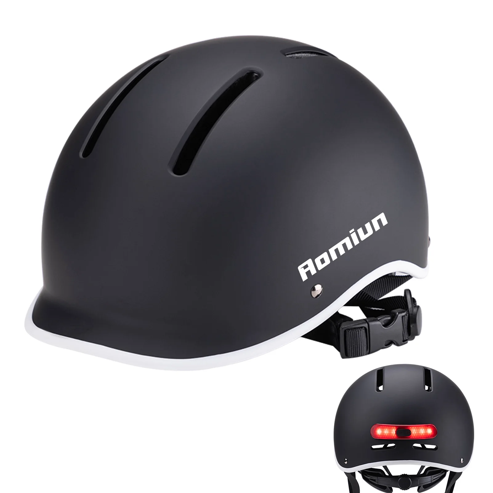 

【HOT】Bike Helmet with Light Outdoor Men Women Bike Helmet Lights for Night Riding with Built-in Battery 400mah Scooter Helmet