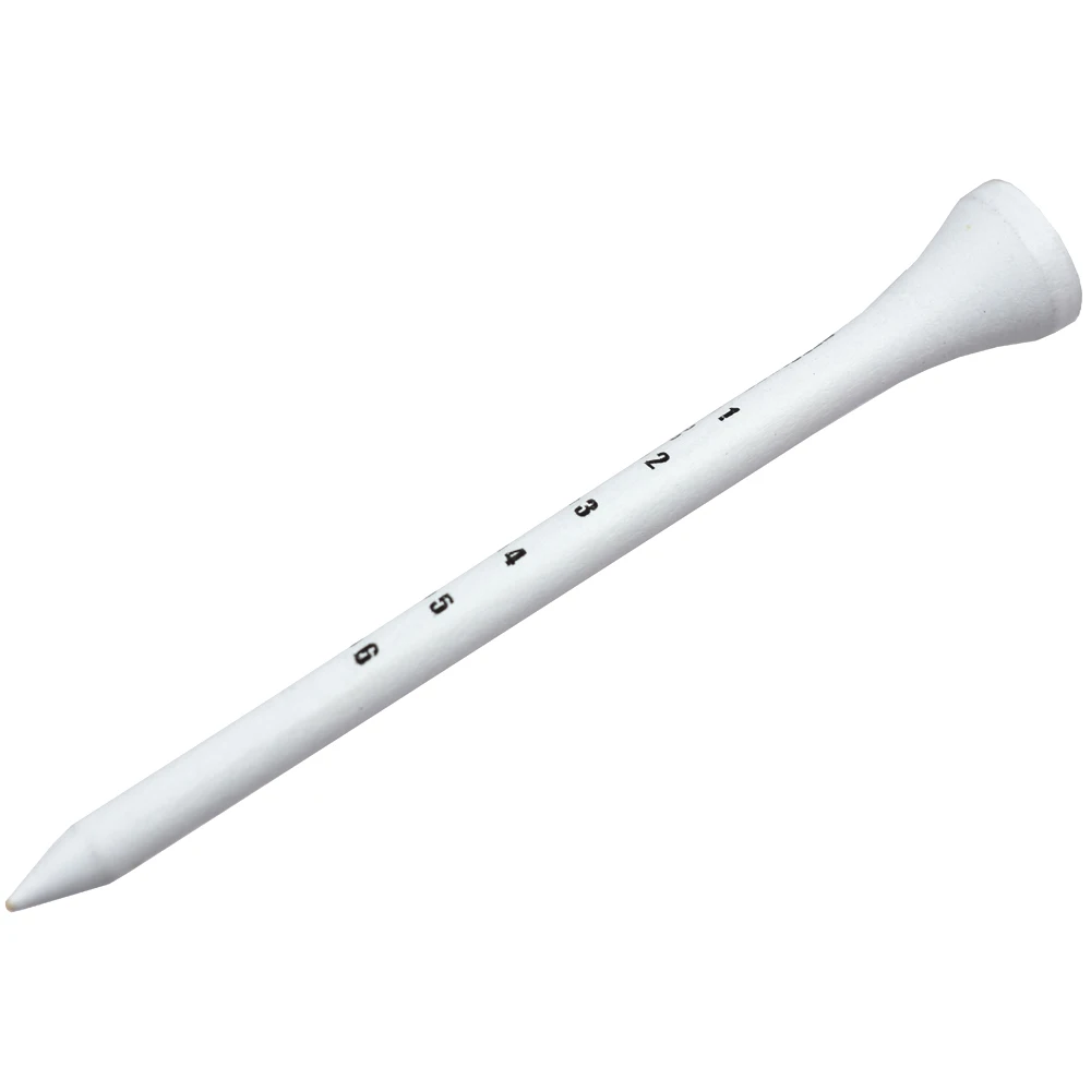 تي شيرتات جولف بيضاء احترافية ، مقياس رقمي للجولف ، إكسسوارات جولف ، 83 حامل خشبي مخطط ، 50 #6