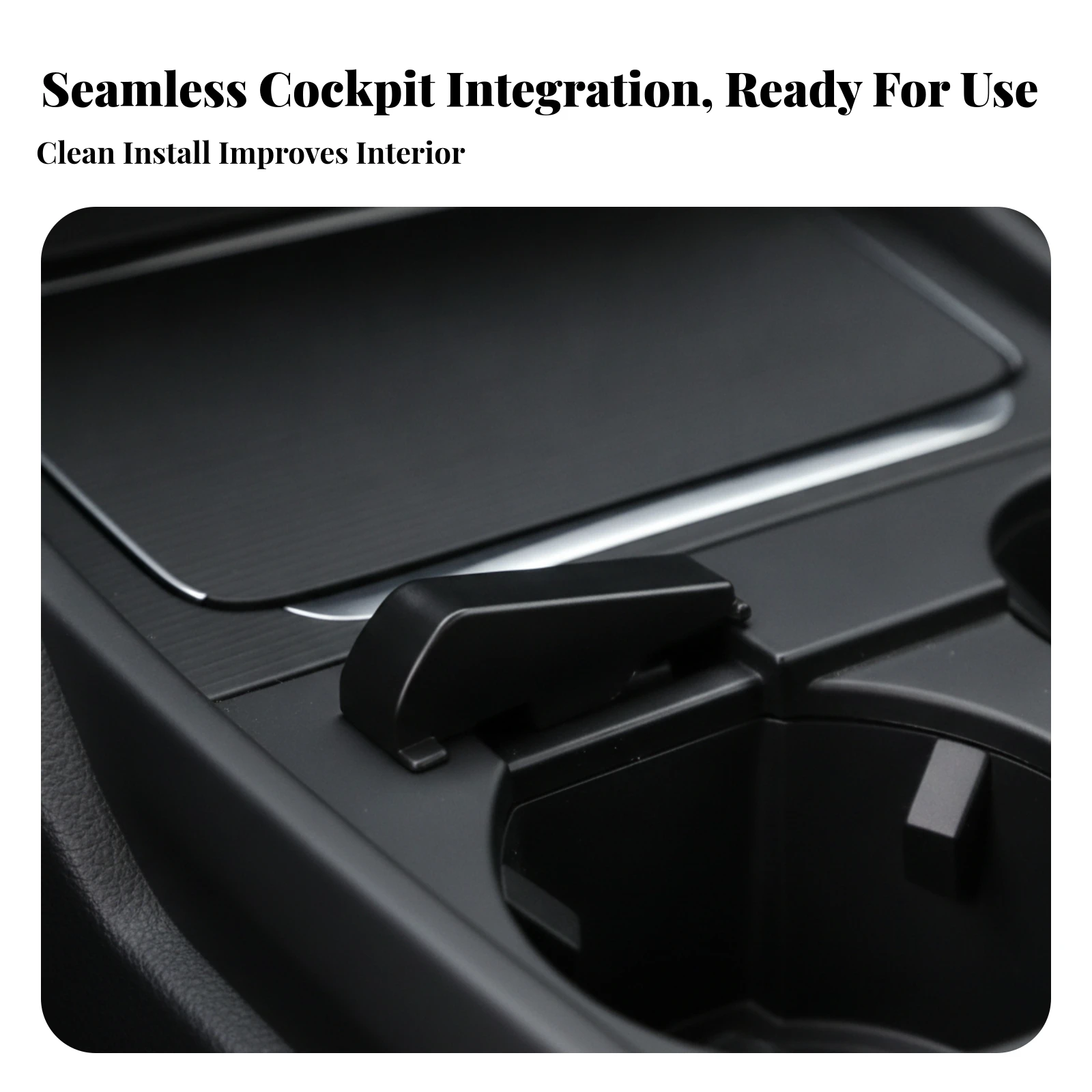Cup Holder Clip Heat-Resistant Console Cup Holder Insert Center Console Clip Molded Car Accessory Compact