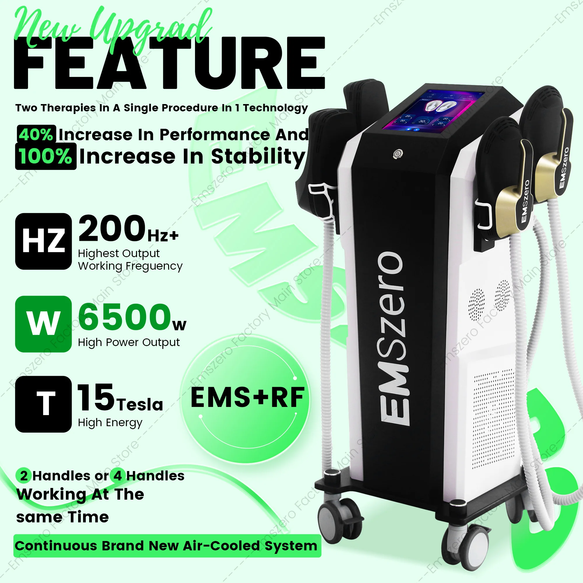 EMSzero NEO نحت الجسم فقدان الوزن 6500 واط عالية الطاقة HI-EMT العضلات تحفيز الجسم التخسيس النحت تخفيض الدهون آلة EMS