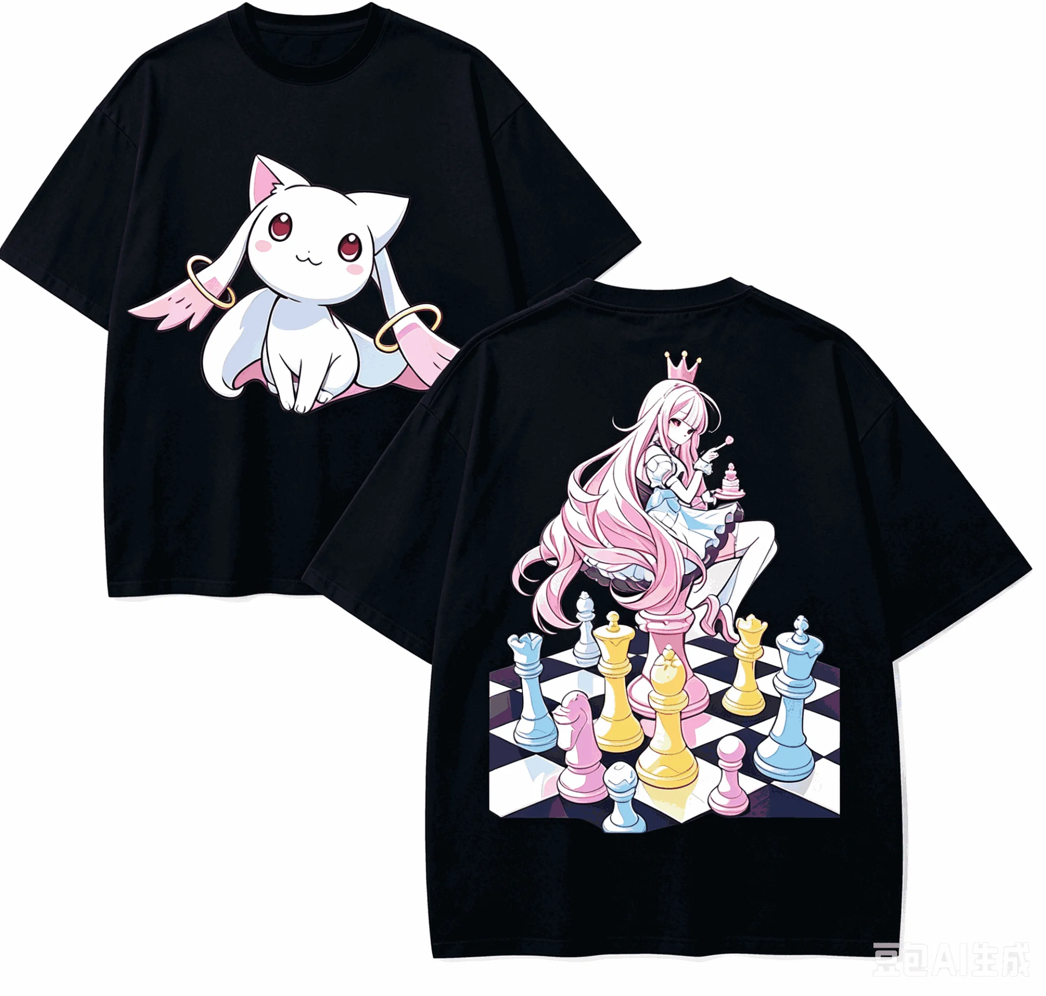 Puella Magi Madoka Magica Anime Lover T-shirt Harajuku Cotton New Model High Street Retro Fashion Oversized Unisex hot product