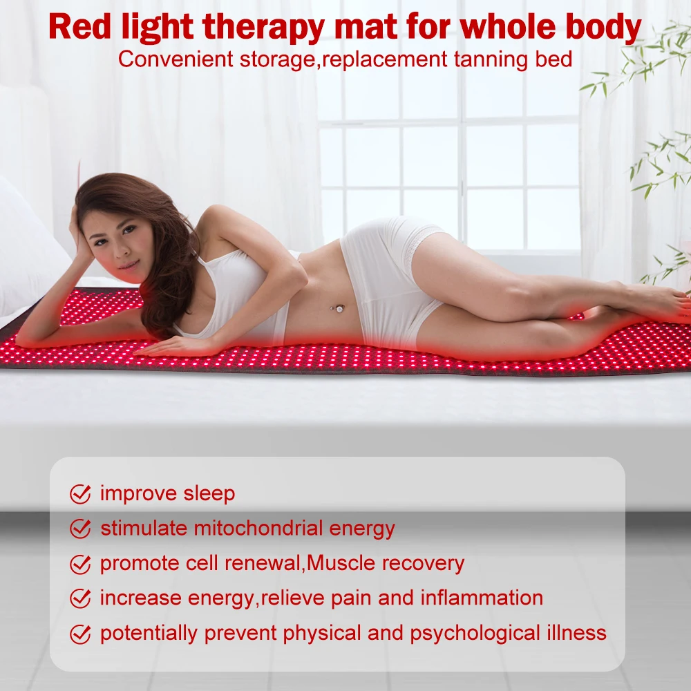 700w High Irradiance Flicker Free 660nm 850nm Red Near Infrared Red Light Therapy Panel Full Body With Stand