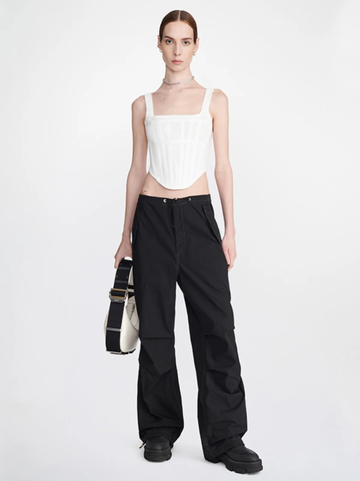 Colete Clássico Fibone, Top Sem Mangas, Cintura Modeladora, Sexy, em Duas Cores, Algodão e Spandex