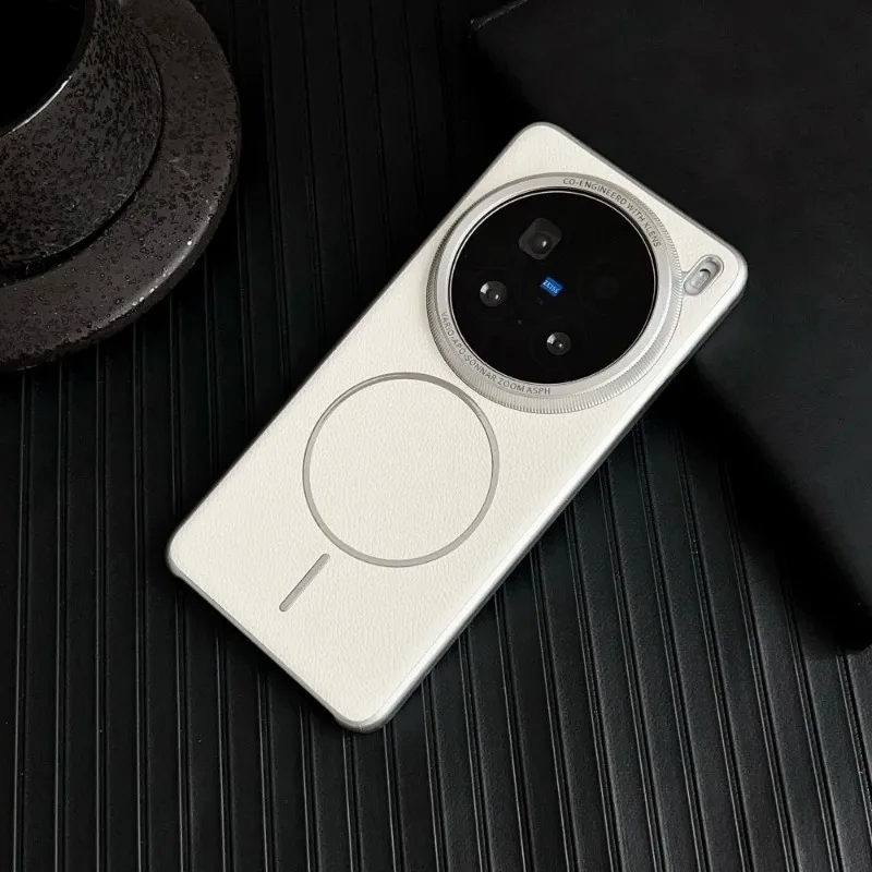 Para vivo x200s, x200 pro, x200 ultra, x200 pro mini caso elvv magnético couro do plutônio dropproof + pc duro anti-impressão digital capa de telefone