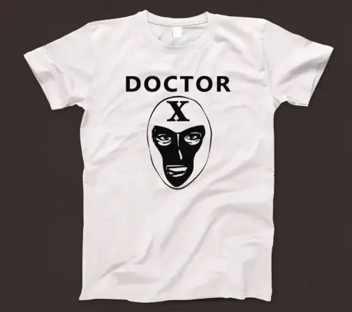 

Футболка Doctor X 759, белая в стиле ретро