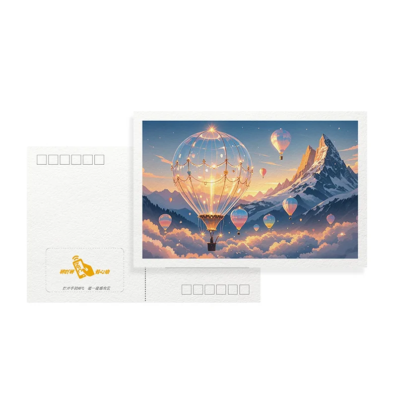 NFC Enabled Postcards Interactive Video/Voice/Text Sharing Smart Greeting Card Personalized Gifts Brand Marketing Tools