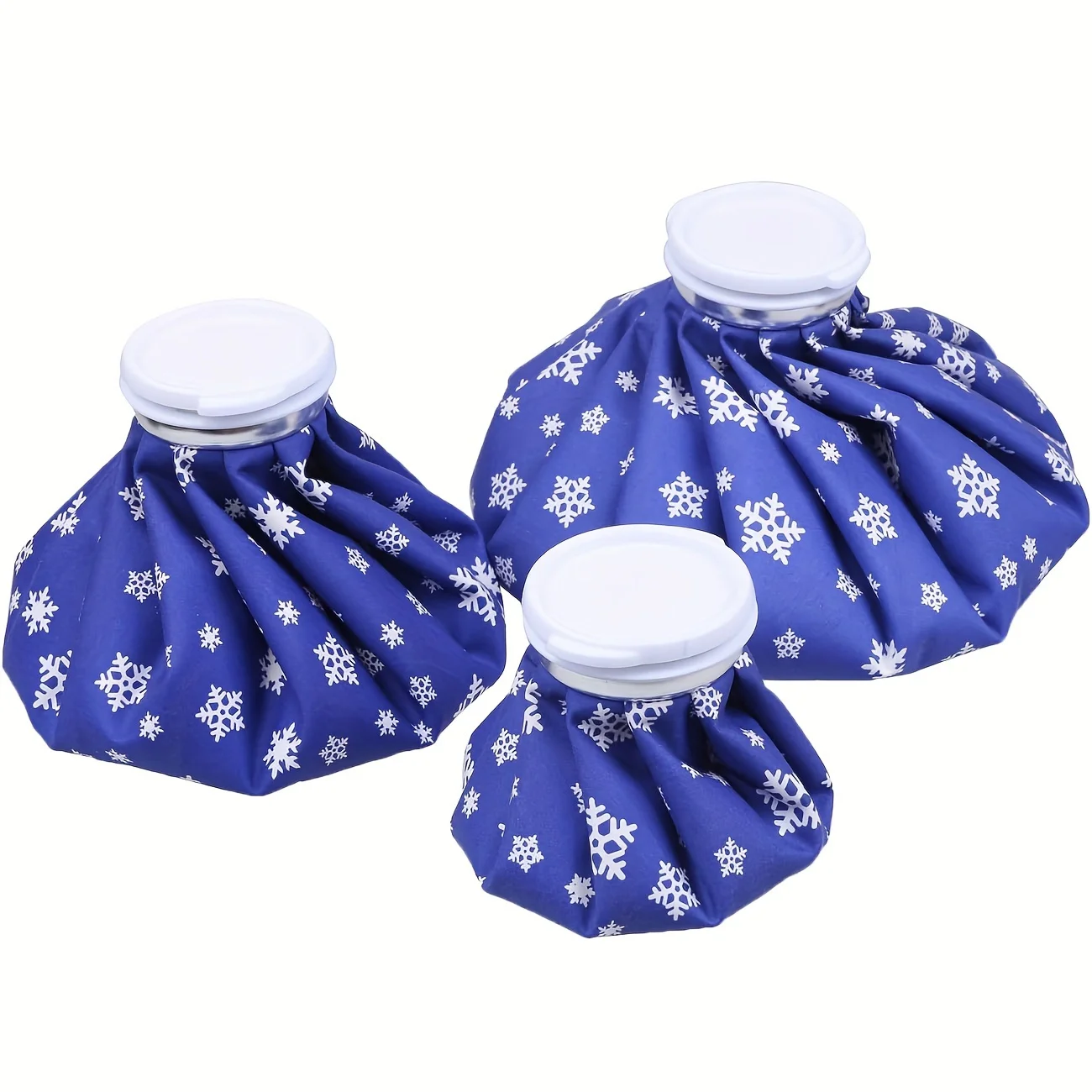 Cooler Bags Reusable Ice Bag Set for Pain Relief 6'' 9'' 11'' Size Cotton Material Heat Pack for Knee, Head, Leg - Versatile Cold