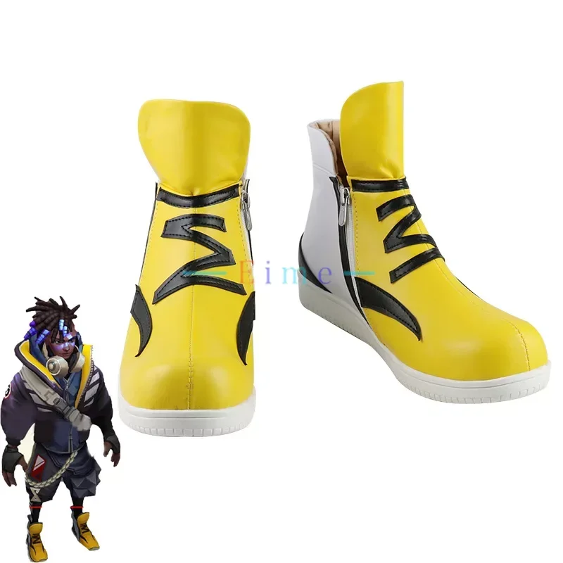 

Game LOL True Damage Ekko Cosplay Shoes Halloween Carnival Boots Cosplay Prop Custom Made