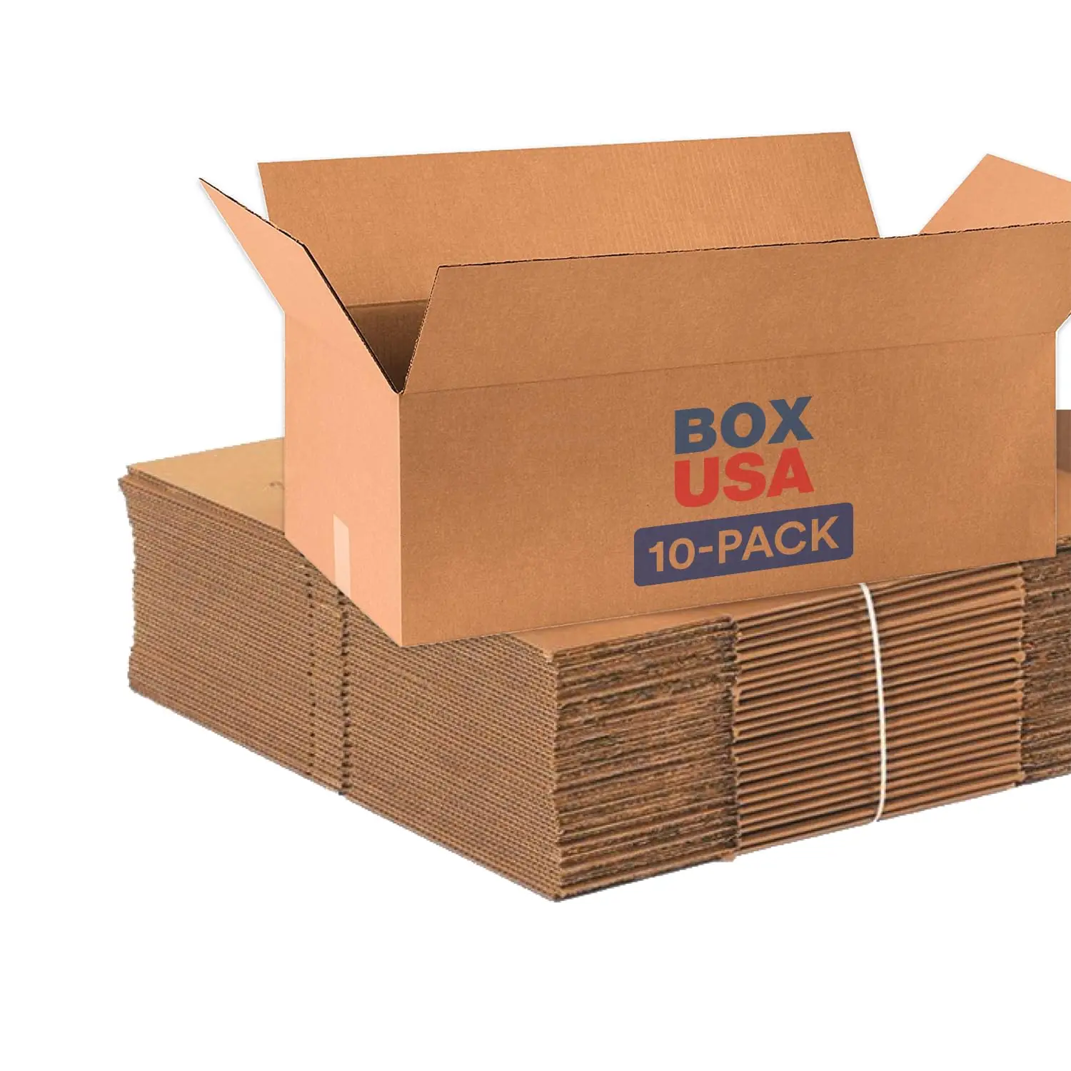 

30x14x10 Corrugated Boxes, Large Shipping Boxes 10 Pack, Heavy Duty Moving Boxes for Home or Business