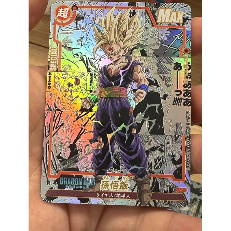 Anime Dragon Ball Son Diy Homemade Flashcards Characters Goku Trunks Vegeta Iv Frieza Cell Vegetto Gogeta Collectible Cards