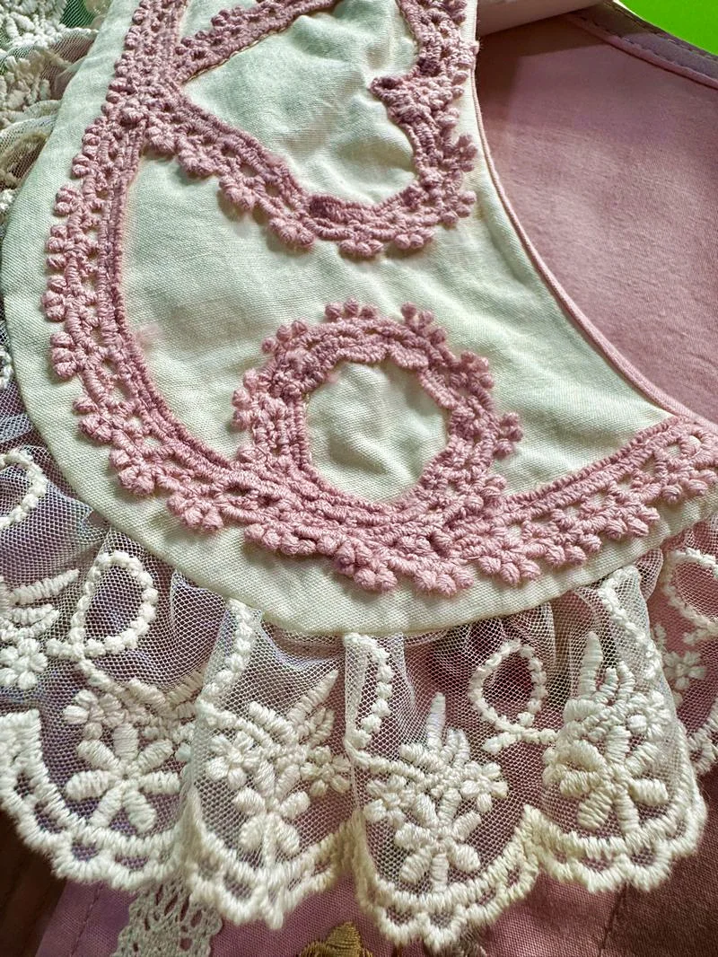 Autumn Cotton Sweet Kawaii Cute Pleated Lace Shirt Women Korean Vintage Mori Girl Lolita Casual Goblincore Cottagecore Blouse