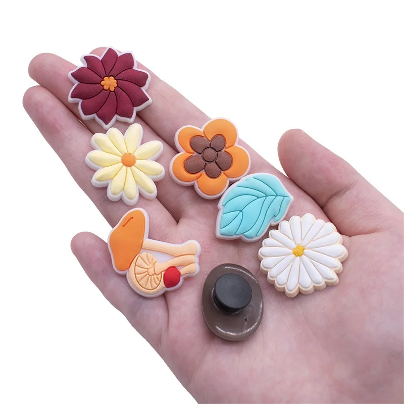 Beautiful Sun Flowers Shoe Charms for  Shoe Accessories Pin Kids Women Teens Christmas Birthday Party Favors Gifts