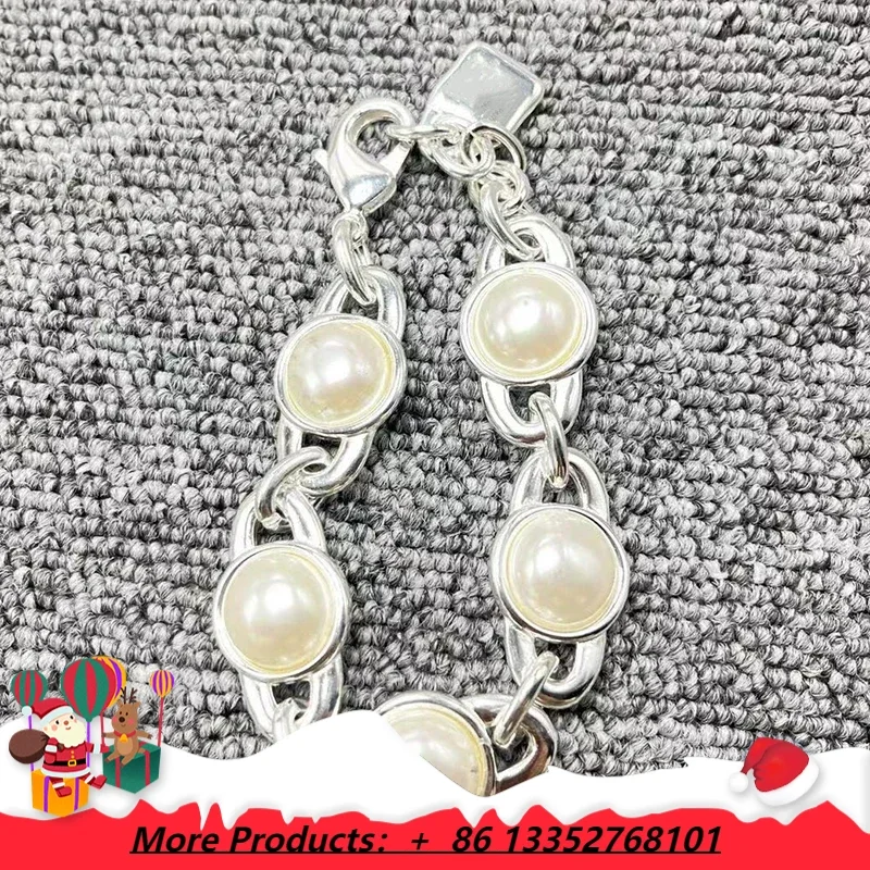 

European and American Fashion Light Luxury Romantic Multi Pearl Bracelet Women's Gift