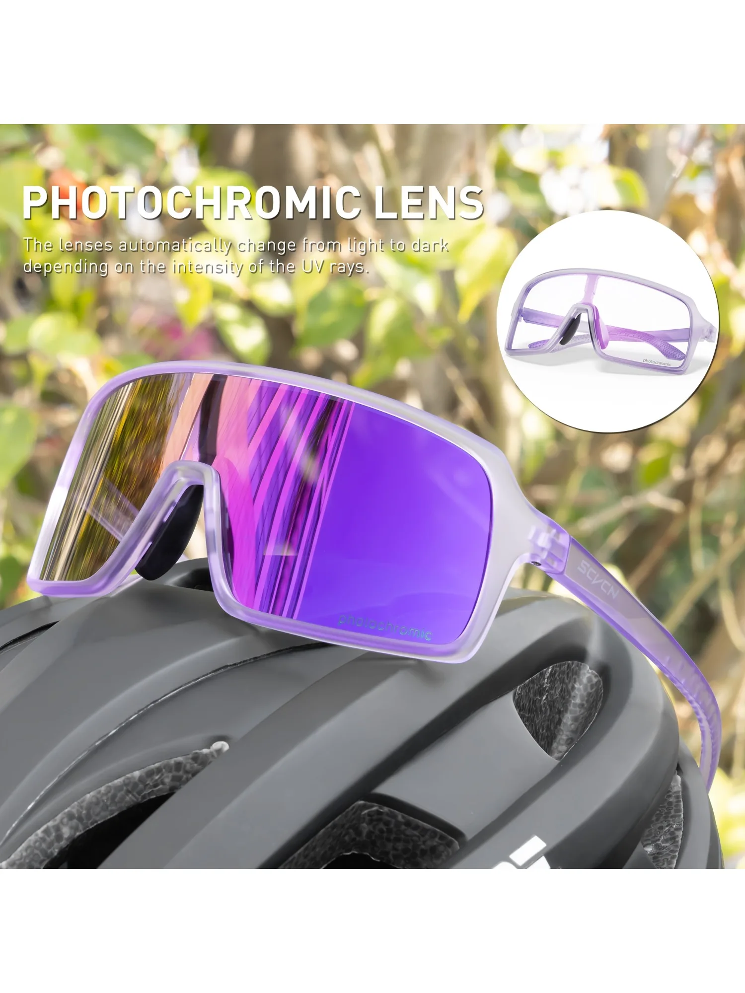 AliExpress SCVCN Photochromic Cycling Glasses Sunglasses for Men Bike Fashion Mountain Bicycle Baseball UV400 Sports Glasses Women Eyewear