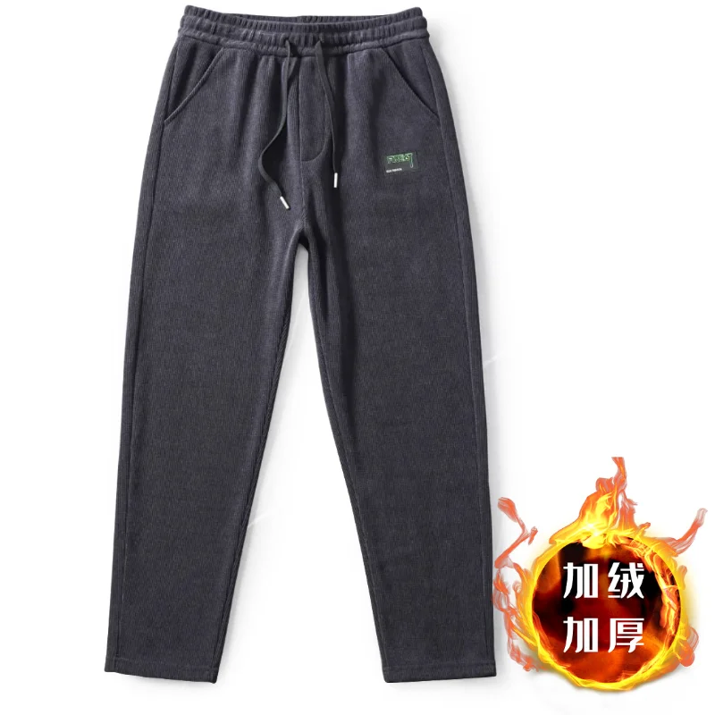 Pantalones de hombre, ropa de invierno para hombre Y2K, pantalones para correr, monos, pantalones rectos, pantalones térmicos athleisure de talla grande, moda al por mayor