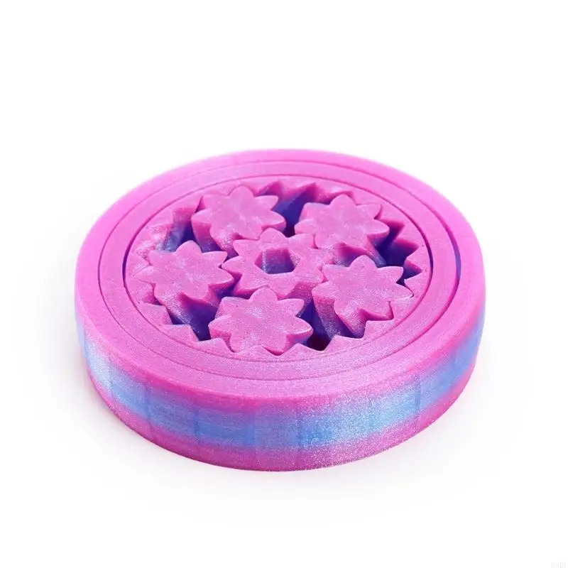 54DF أداة إطلاق التوتر بحجم الجيب تتميز بتصميم السحابة الفنية لتصميم الثلج #5