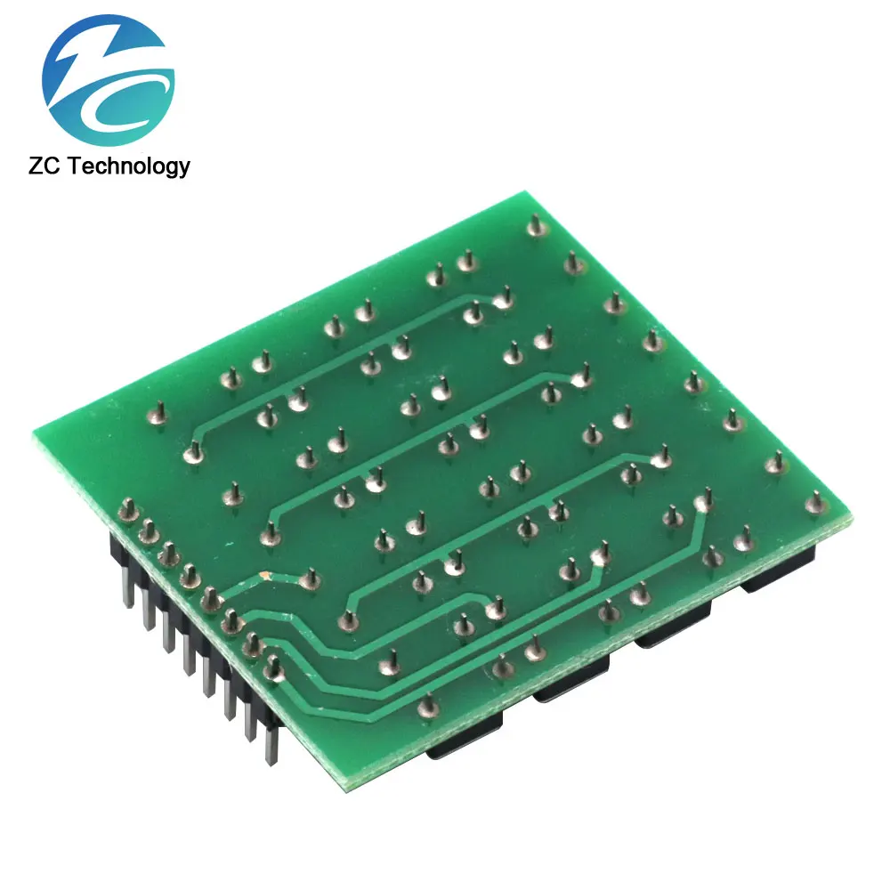 1/5/10PCS 8pin 4x4 4*4 Matrix 16 Keys Button Keypad Keyboard Breadboard Module Mcu for arduino Diy Kit