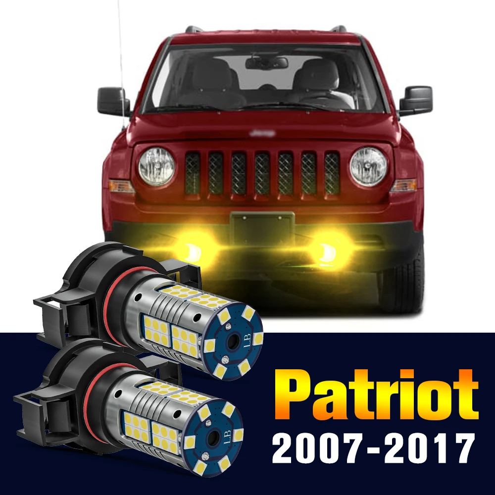 

2pcs LED Fog Light Bulb Lamp For Jeep Patriot MK 2007-2017 2008 2009 2010 2011 2012 2013 2014 2015 2016 Accessories