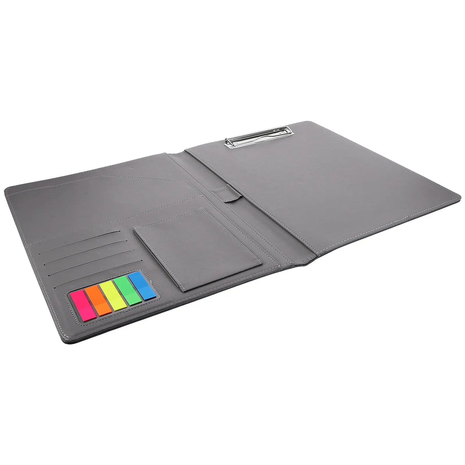

Professional PU Portfolio Organizer Binder for Documents Office Accessory Multi-Compartment File Folder Business Trip Padfolio