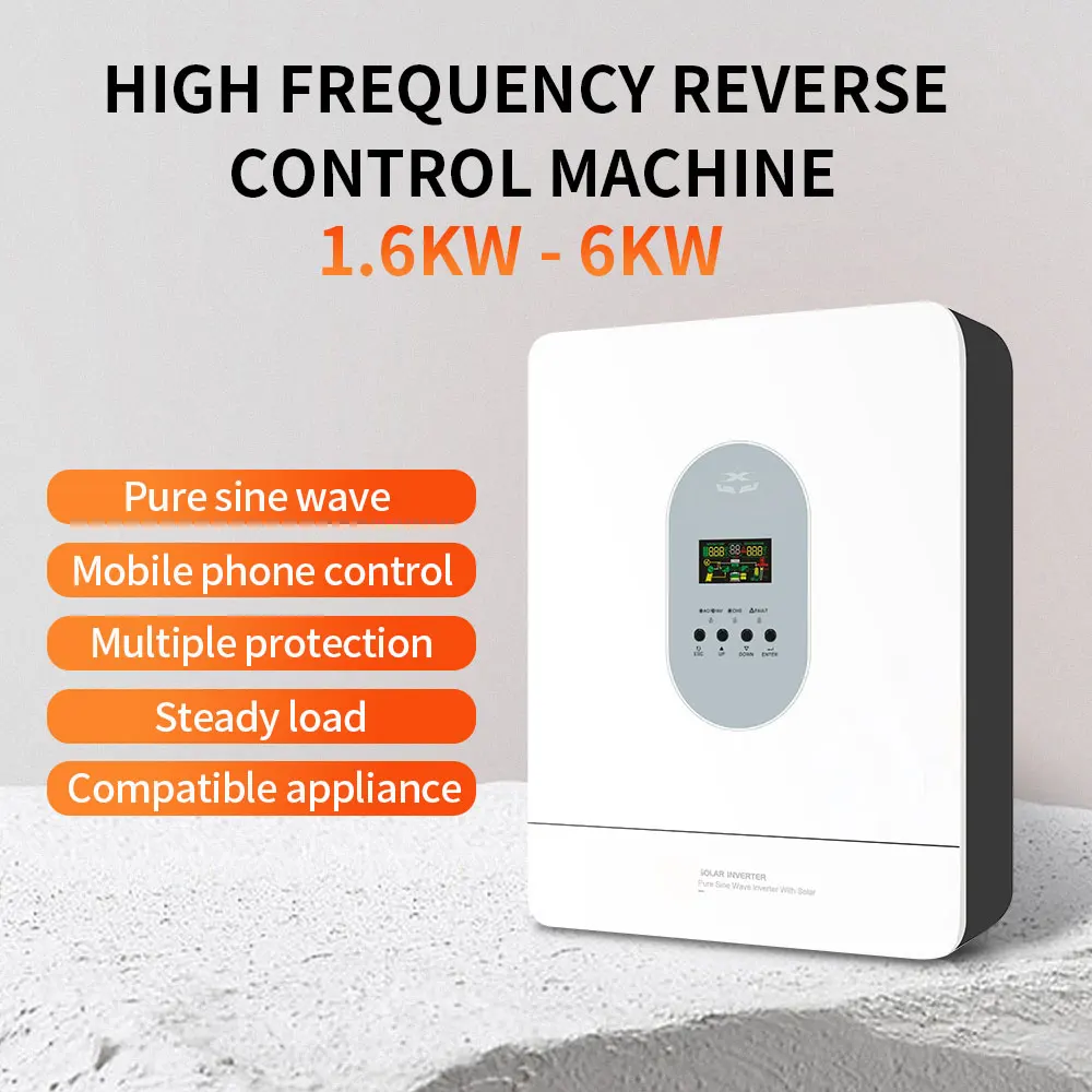 

High Frequency Off Grid MPPT Solar Inverter 12V 24V 48V To 110V 220V All in one Hybrid Inverters Household Or Caravan Use
