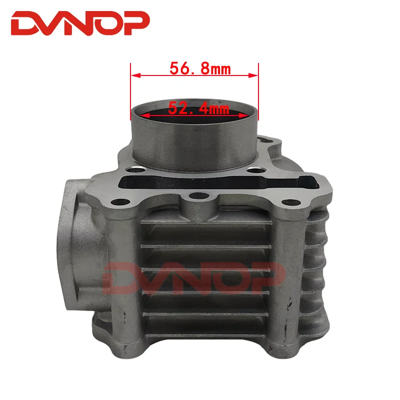 52.4mm Bore Diameter Cylinder For Motorcycle Cylinder Kit For Honda SCV 100 LEAD SCV100 2002-2010 SPACY 100 SCR100 GCC100