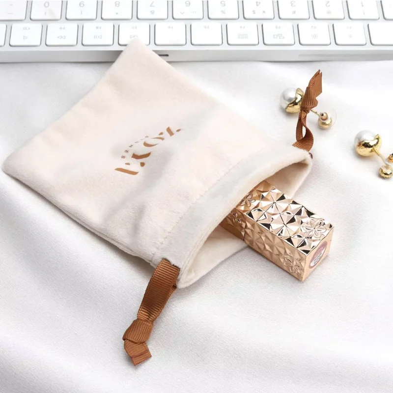 Jewelry Velvet Pouch Birthday Wedding Party Favor Sack Eyeshes candle Makeup Flannel Gift Drawstring Bags