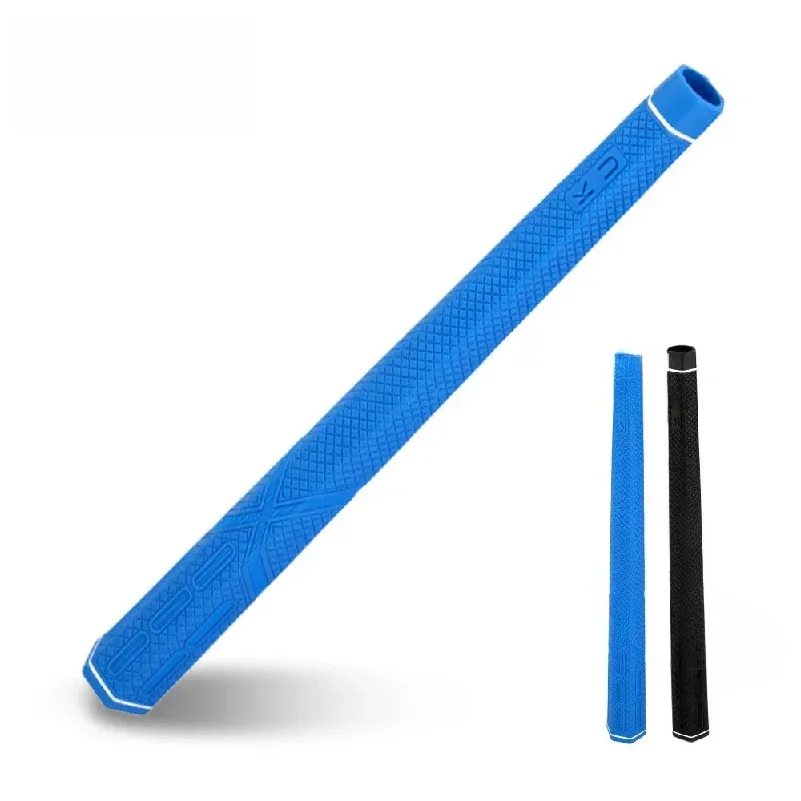 Golf Club Grips Hexagonal Grip Rubber Grip Applicable for Iron and Wooden Golf Clubs Putter Grip Black/Blue SB004