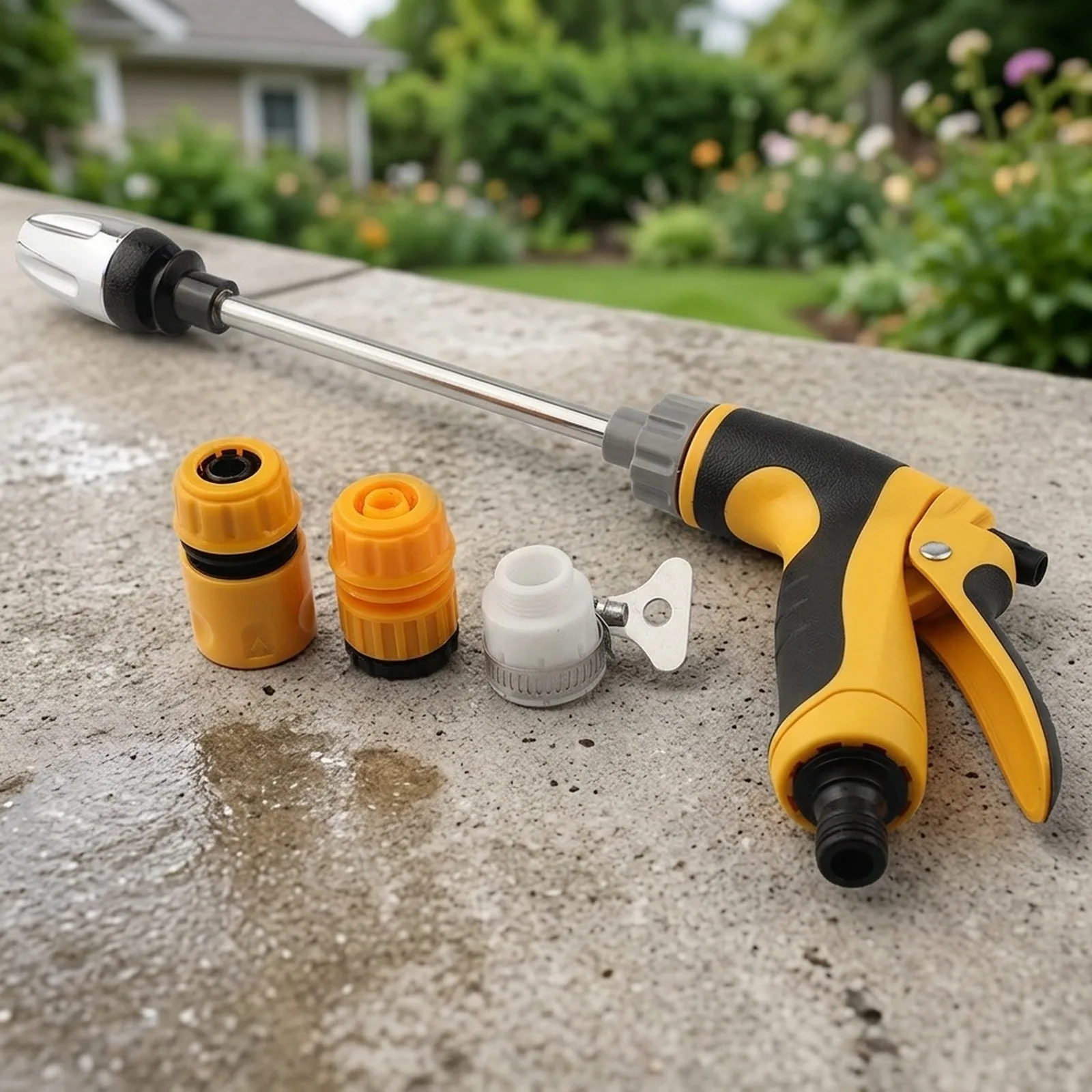 Turbo Washer Attachment Garden Hose Sprayer Labor-saving Closure Multiple Spray Modes Rust And Resistance Turbo