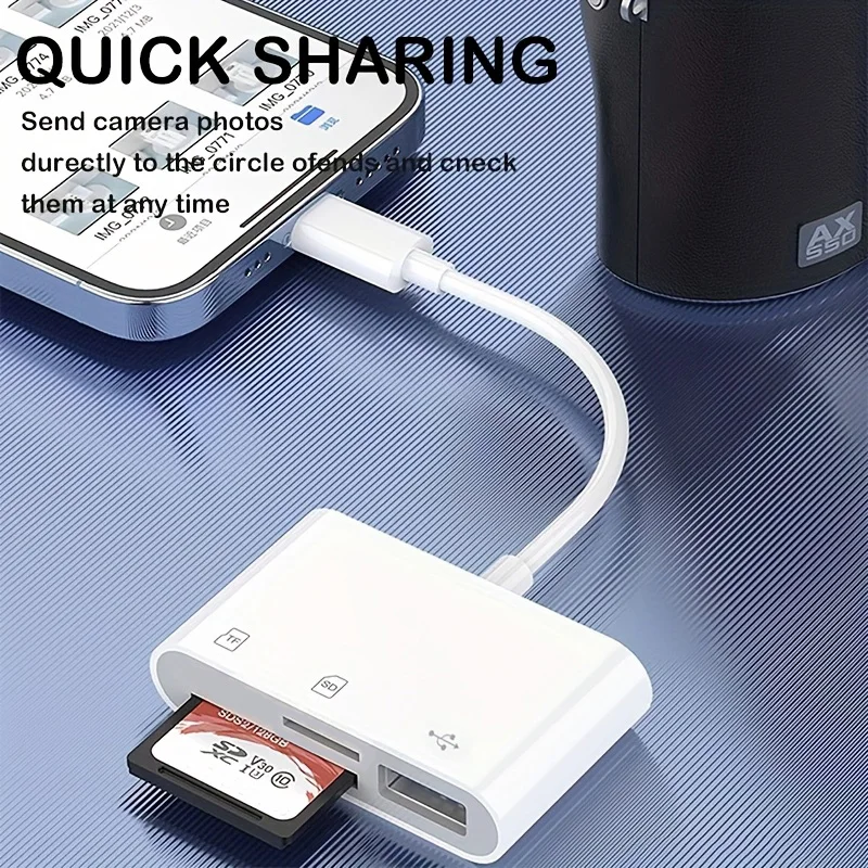 Adaptateur de Type C TF CF lecteur de carte mémoire SD graveur OTG Compact Flash USB-C pour IPad Pro Huawei Macbook Samsung Xiaomi lecteur de cartes