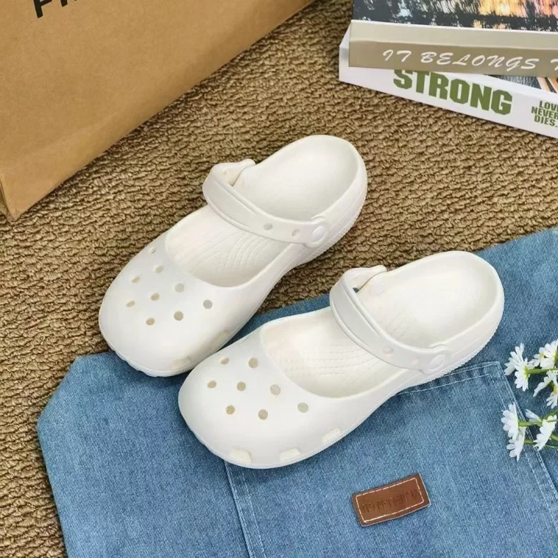 Damen-Loafer mit perforierter Sohle, weich gepolsterte Ballerinas, bequeme, rutschfeste Damenschuhe für den Alltag, geeignet für Spaziergänge am Strand. – Detail 4