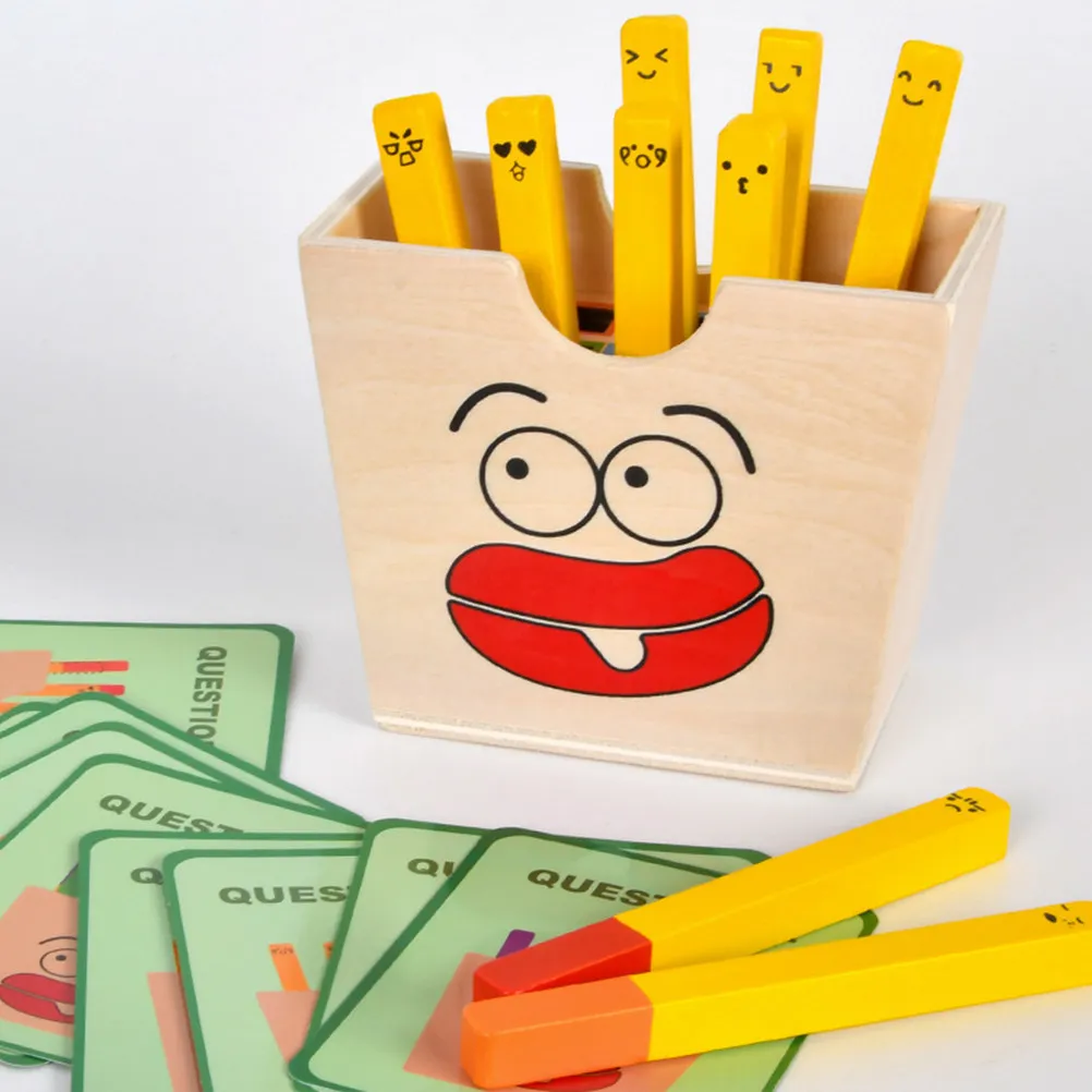 

Набор развивающих игрушек для раннего обучения: деревянные картофельные фри для изучения цветов и сенсорной стимуляции