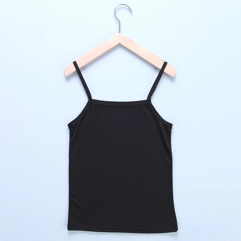 Letnie proste koszulki na ramiączkach Kobiety dziewczęta Crop Top Koszula bez rękawów Lady Strap Skinny Camisole Base Kamizelka Topy Jeden rozmiar