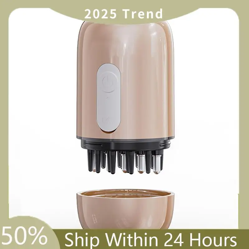 

A75X Топ Электрический массажер для кожи головы и аппликатор для масла для волос Диспенсер для лечения кожи головы Перезаряжаемый B