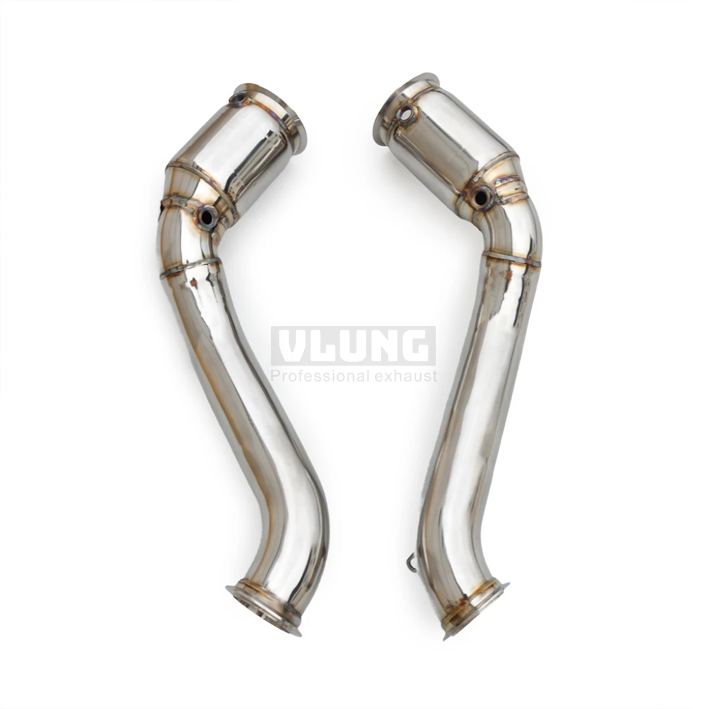

For McLaren GT 4.0T 2019-2025 Stainless Steel Downpipe Direct Downpipe with Catalytic High Performance Downpipe Exhaust System