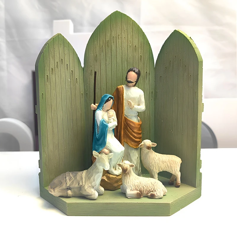 Character Statue Collection Tabernacle Sculptures Of Jesus Nativity Collection Magic Bibleholiday Christmas Gift